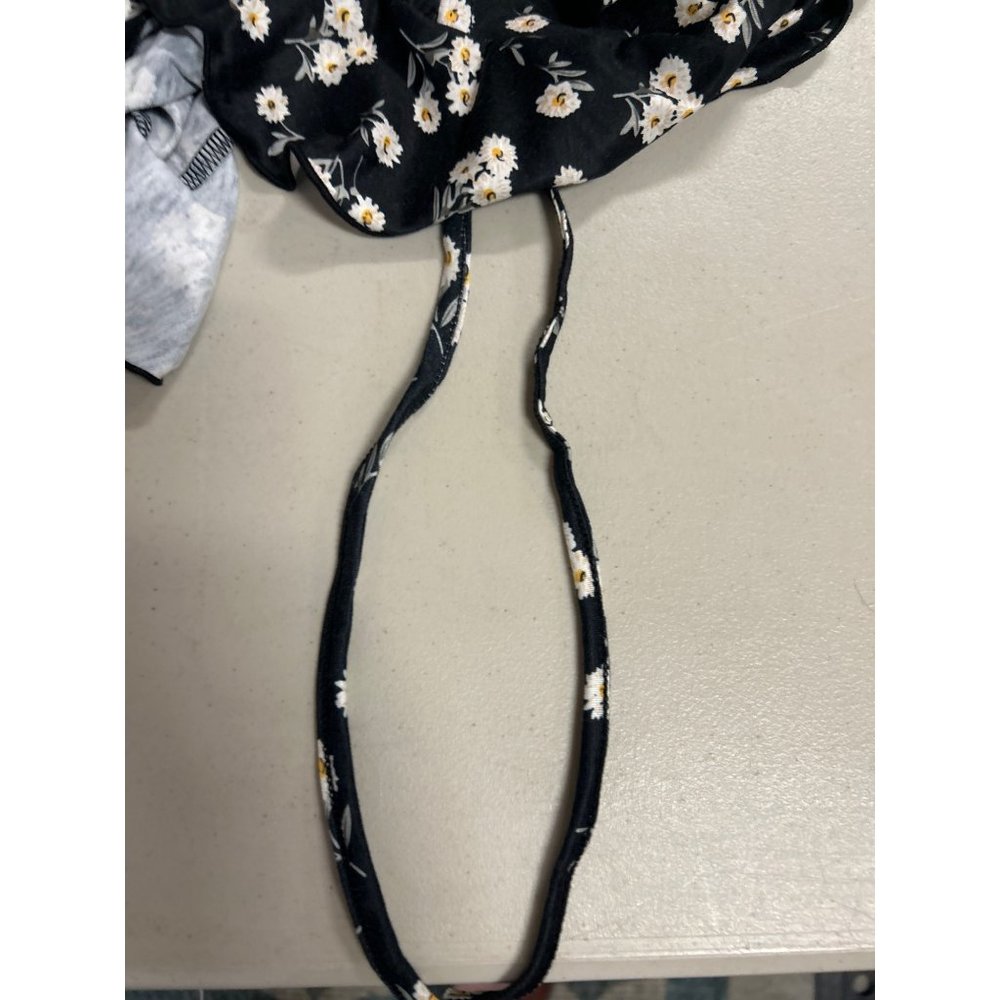 Shein One Shoulder Floral Print Drawstring Dress EUC Women's Size S - Picture 8 of 12